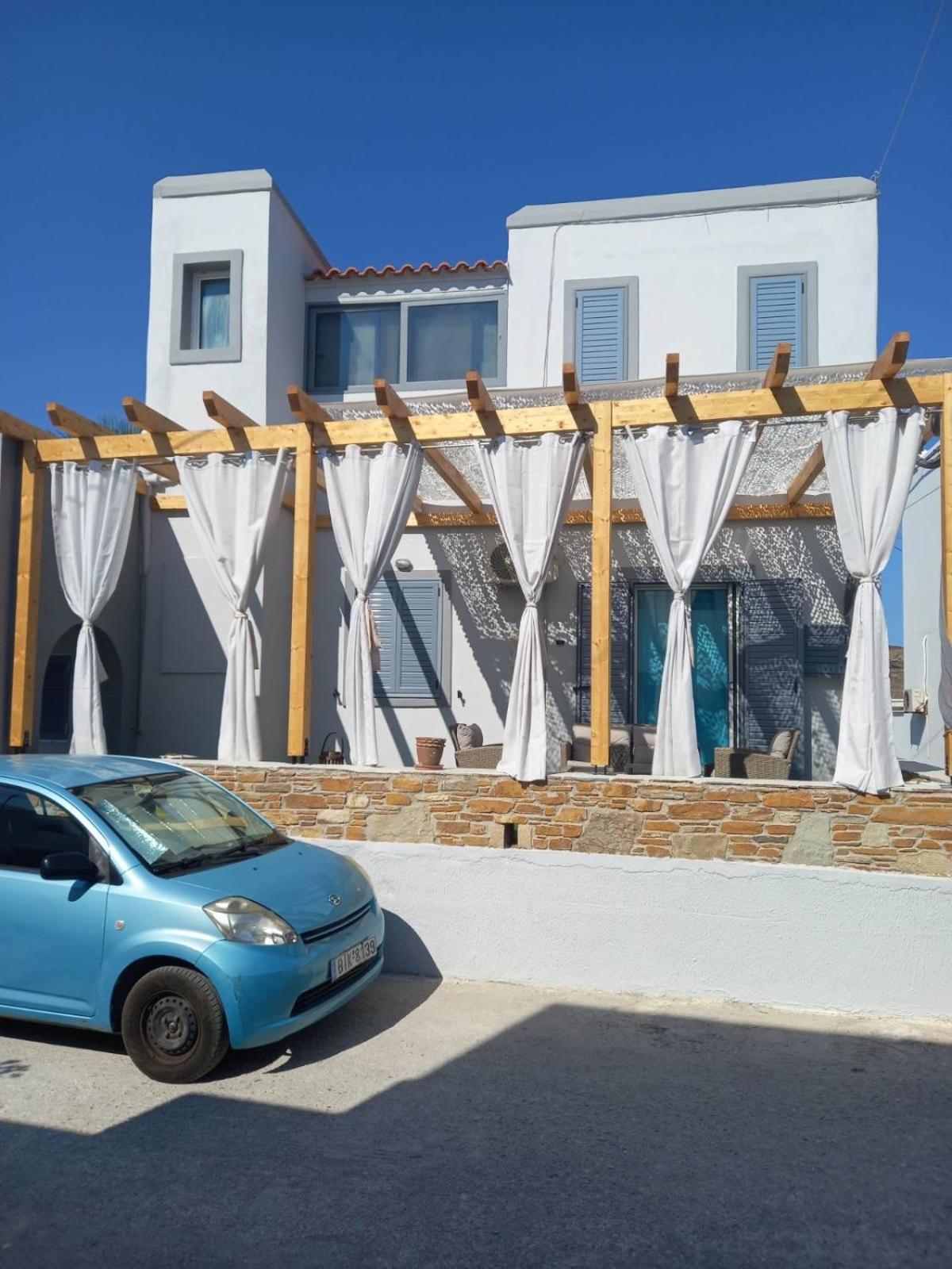 Κυκλαδίτικη Βίλα Στην Παραλία Αντώνηδες, Κύθνου Kíthnos Exterior foto
